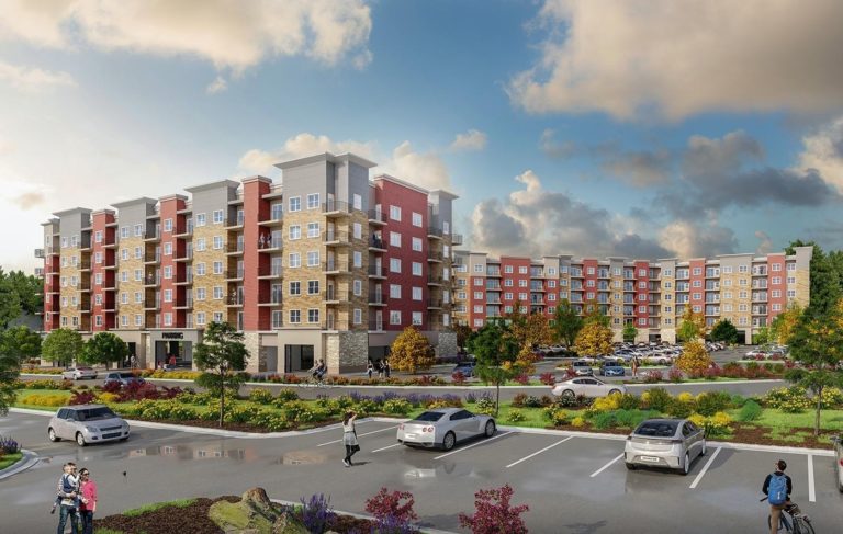 Rendering Carson Street Towers at Corbin Park