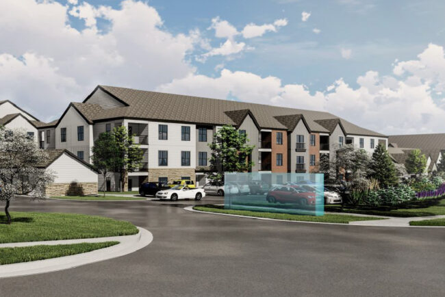 243-unit apartment complex