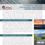 POWERING THROUGH CHALLENGES: INNOVATIVE ENERGY SOLUTIONS